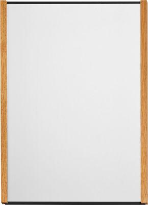 moedel Wandschild LMH, DIN A4, wechselbare Einlagen, Klebemontage, B 221,5 x H 299,5 mm, Eiche/schwarz