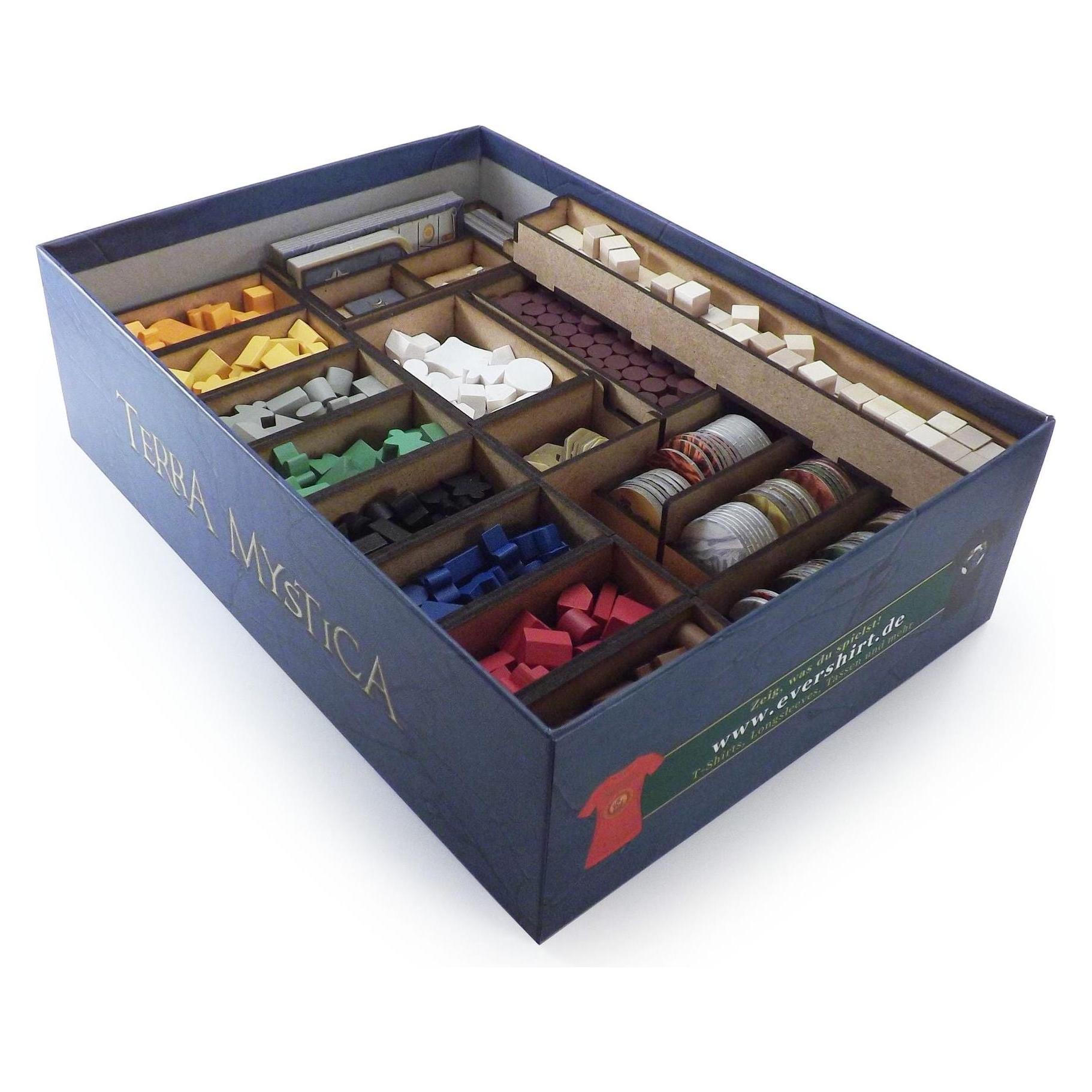 Feldherr TERA - Brettspiel Organizer für Terra Mystica + Erweiterung Feuer und Eis (Holz) (TERA)