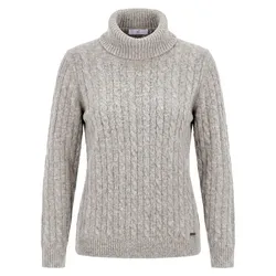 Rollkragen-Pullover Emilia Lay grau, 50
