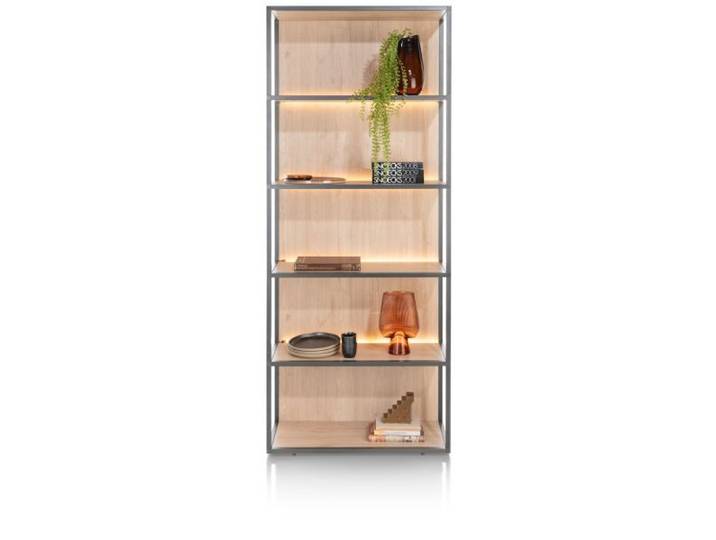 XOOON Lindfield Bücherregal 5-Nischen inkl. LED