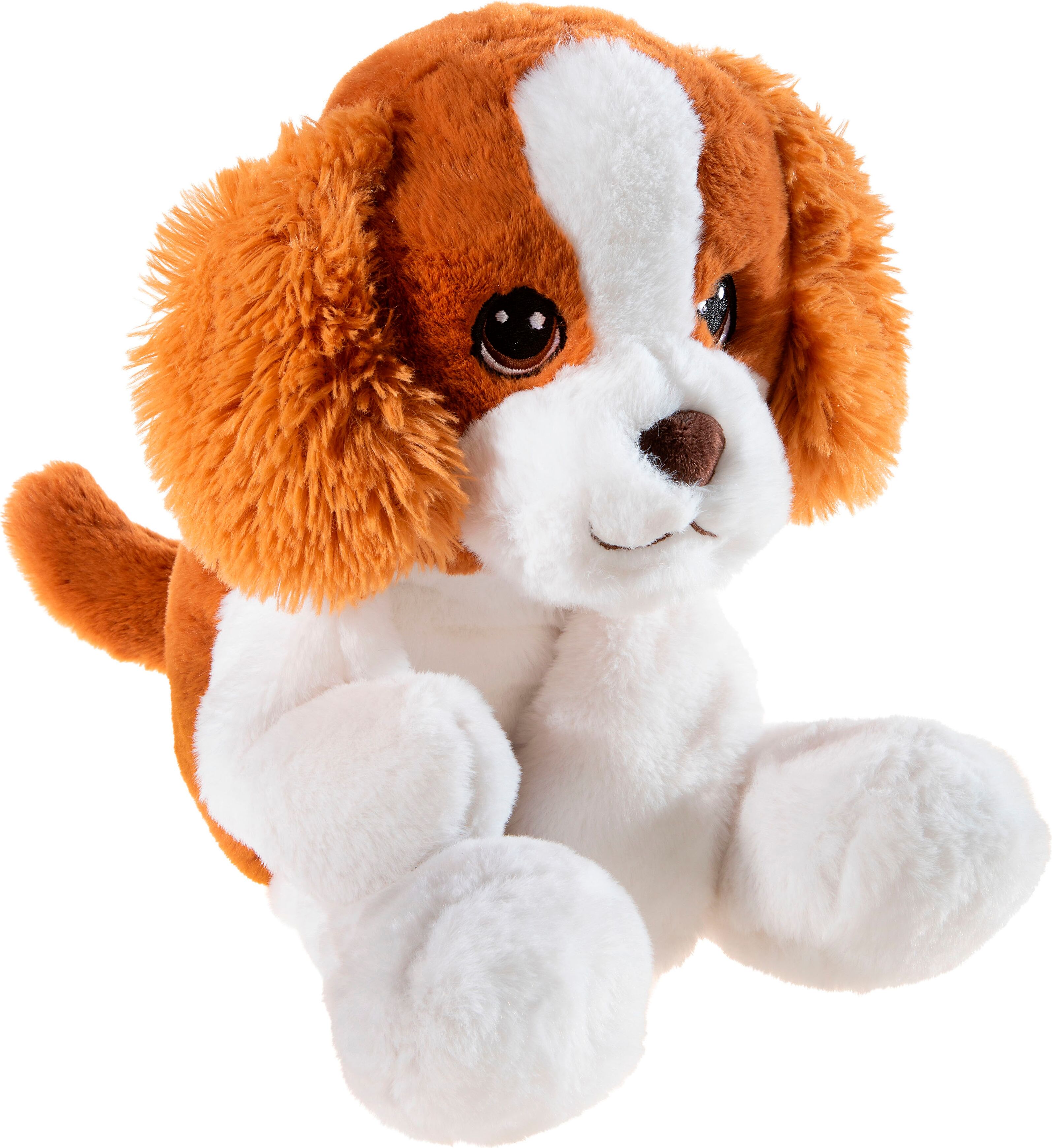 Kuscheltier HEUNEC "Chillaxpals, Hund Odie", braun (weiß, braun), Plüschfiguren, KinderH:50cm, Kuscheltier, H:50cm