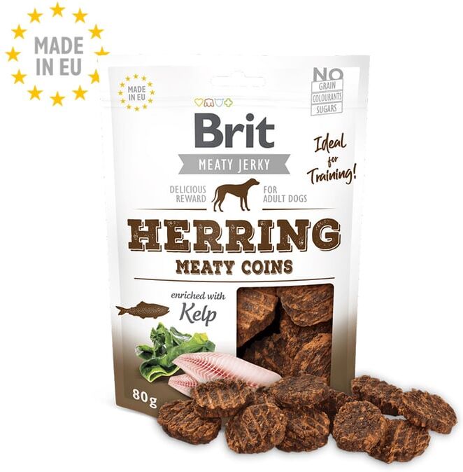 Brit Jerky Snack Meaty Coins Arenques 80 g