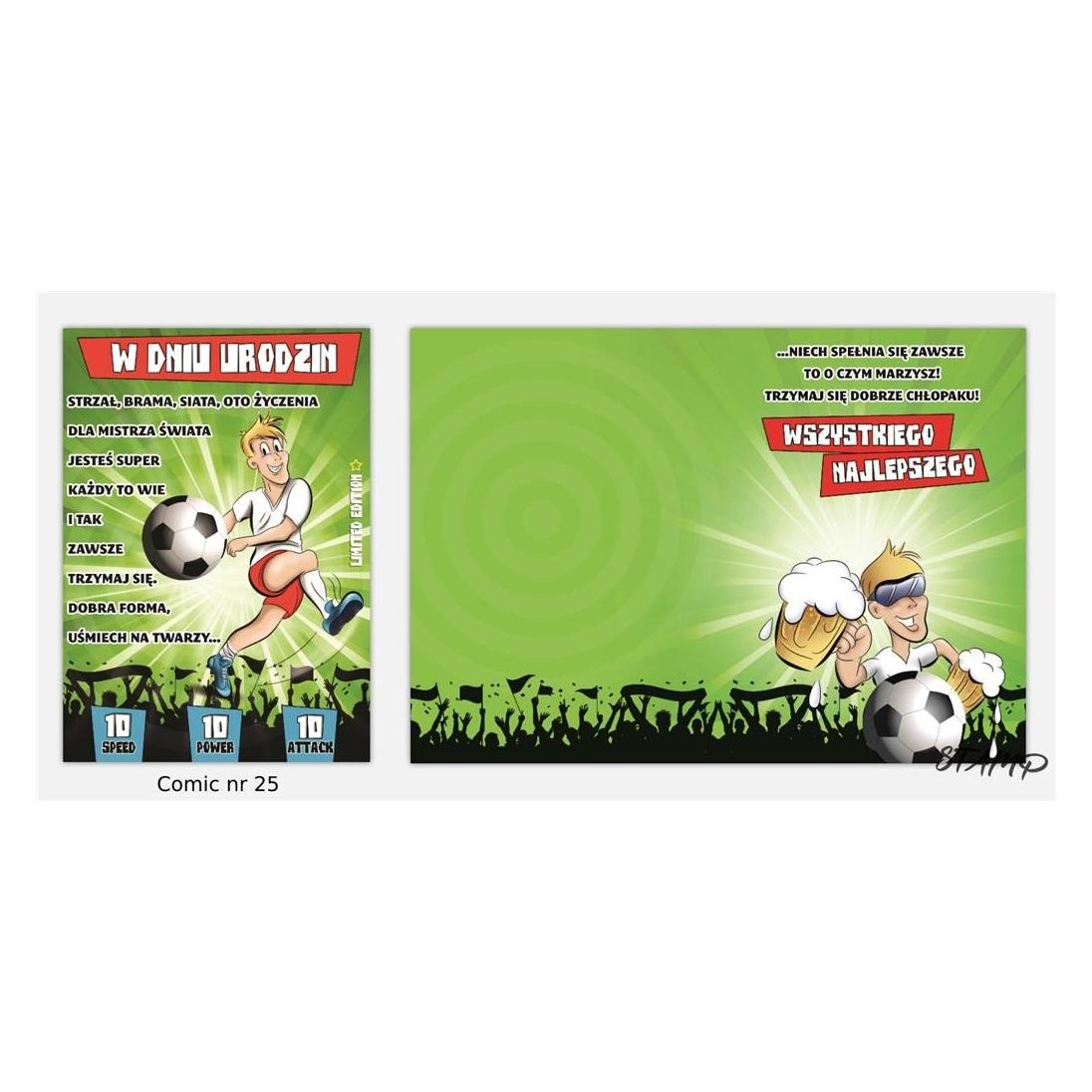 Stamp Comic B6 Karte + Umschlag Muster Nr. 25 Geburtstag (47995895)