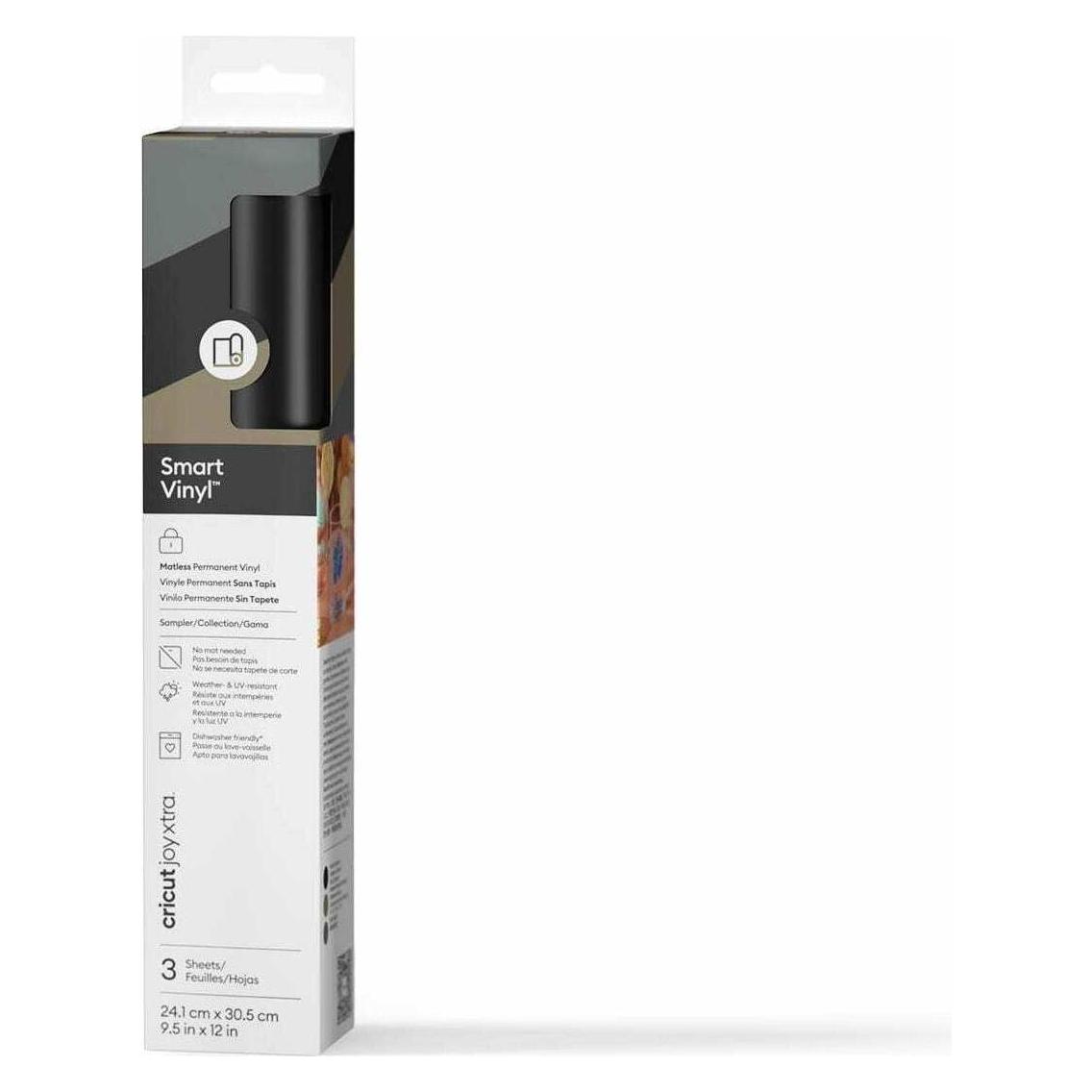 Cricut Smart Vinyl Permanent Joy Xtra 241x305cm 3 sheets Classics Sampler (P) (2011365)