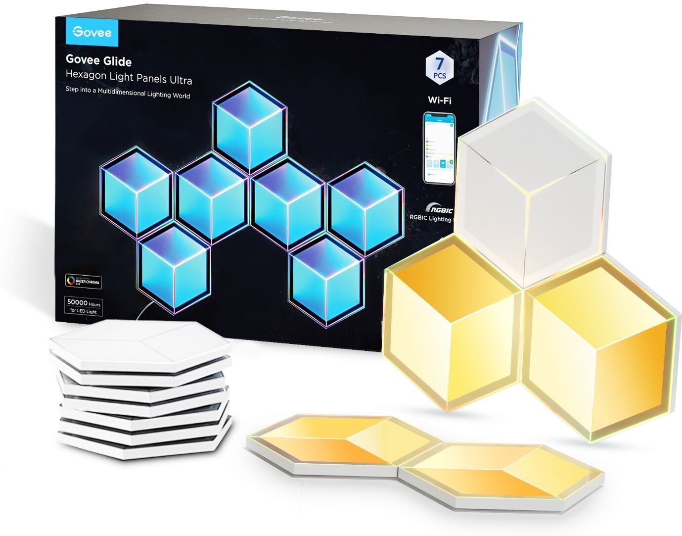 Govee - Glide Hexagon Light Panels Ultra 7Pack!