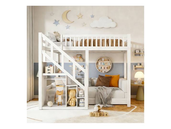 Simurq Hochbett Kinderbett Jugendbett Einzelbett