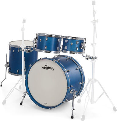 Ludwig NeuSonic Mod2 4pc Set S.Blue Satin Royal Blue