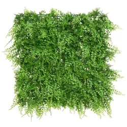 Decoris Künstliche Pflanzenwand 50x50cm Farn Efeu Wandpflanzen Kunstpflanzen Wanddeko