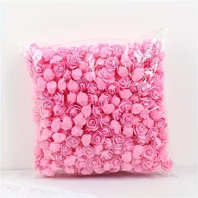 500 künstliche Rosenköpfe, Valentinstags-Dekoration, Rosenbär-Accessoires, Hochzeitsdekorationen