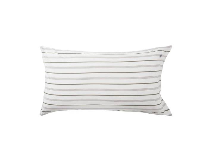 Lexington Taie d oreiller Striped Cotton Poplin 50x90 cm White'