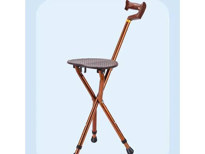 Tabouret ultraléger en alliage d'aluminium, tabouret touristique pliable pour personnes âgées, meubles pour personnes âgées Le Stampelle LLSC