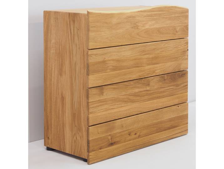 Massivholzkommode Woodline aus Eiche – Montierte Lieferung – 3%-Vorkasse-Rabatt