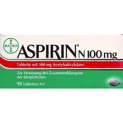Aspirin N 100mg 98 St Tabletten