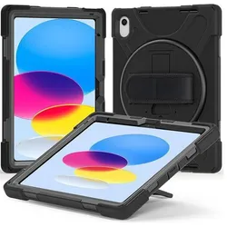 eSTUFF CHICAGO Full Body Defender (Apple iPad 2022 (10. Gen)), Tablet Hülle, Schwarz