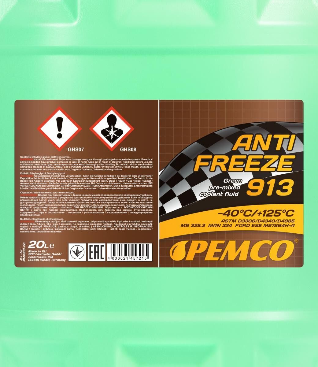 PEMCO PM0913-20 Antifreeze