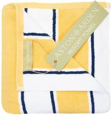 Aston & Arden Oversized Pinstriped Resort Beach Towel - 35x70