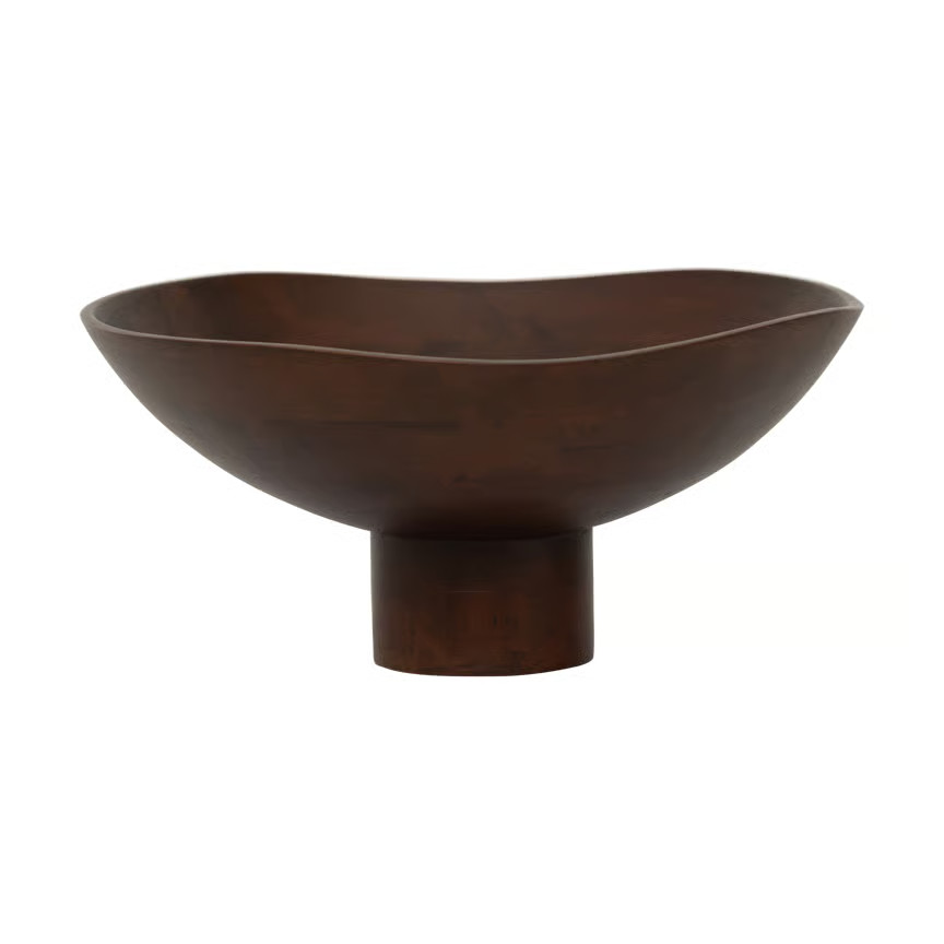 URBAN NATURE CULTURE Serveerschaal van Mangohout Ø32 cm