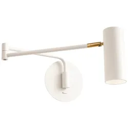 Wandleuchte Pivot weiß matt 14 cm