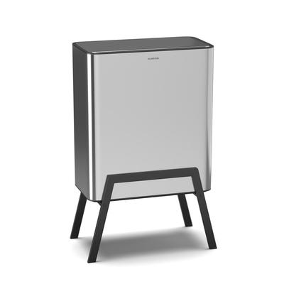 Klarstein Yuma Mülleimer | 30 L | Inneneimer | Geruchsfilter | Standfüße | Push-Button Edelstahl
