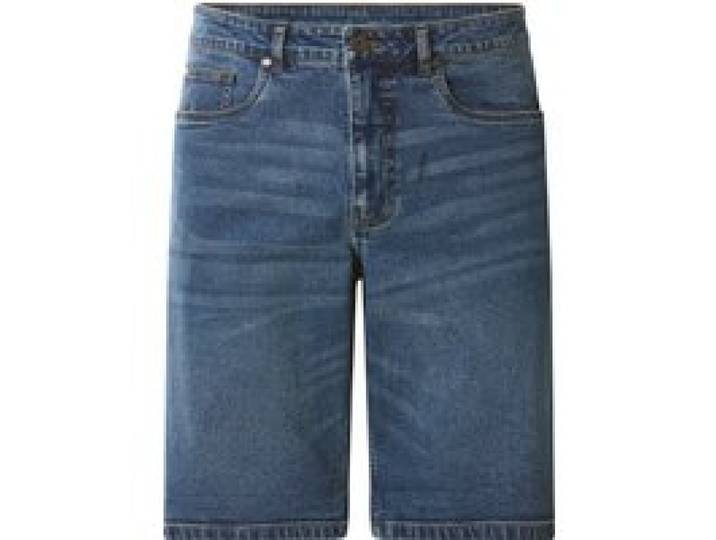 ESMARA MEN Short en jean homme (Bleu, 48)