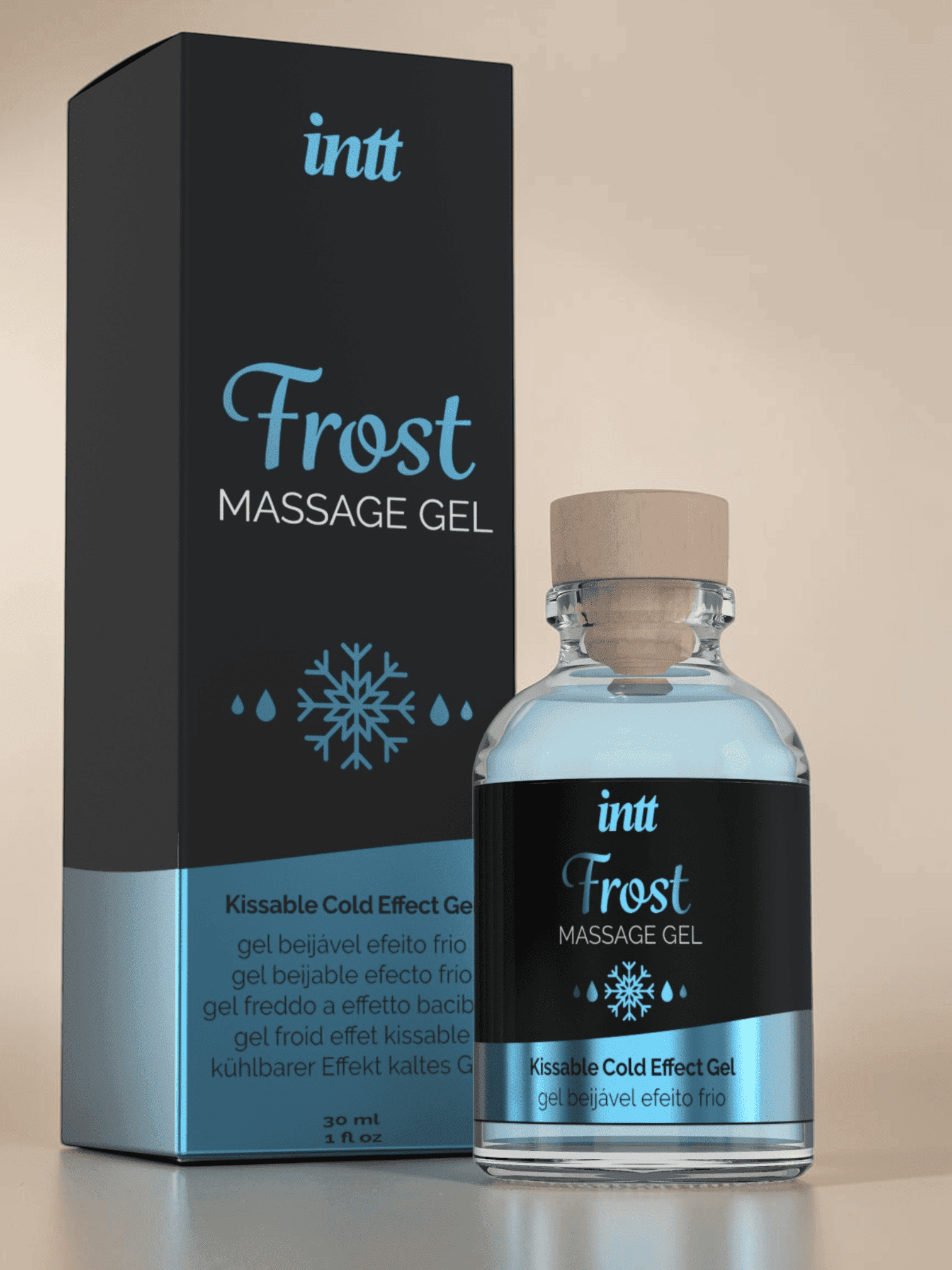 Intt Huile de Massage Embrassable Menthe Rafraichissant 30 ml