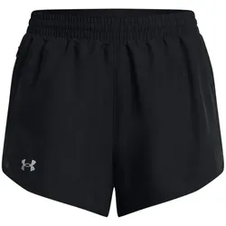UNDER ARMOUR Fly-By Shorts Damen 001 - black/black/reflective XL