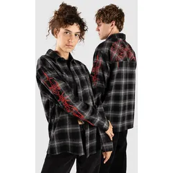 Vitriol Inital Flannel Hemd black / grey Gr. M