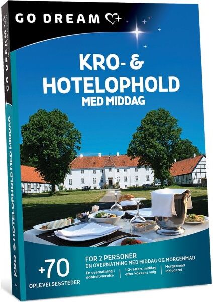 Go Dream - Kro - Og Hotelophold Med Middag For 2