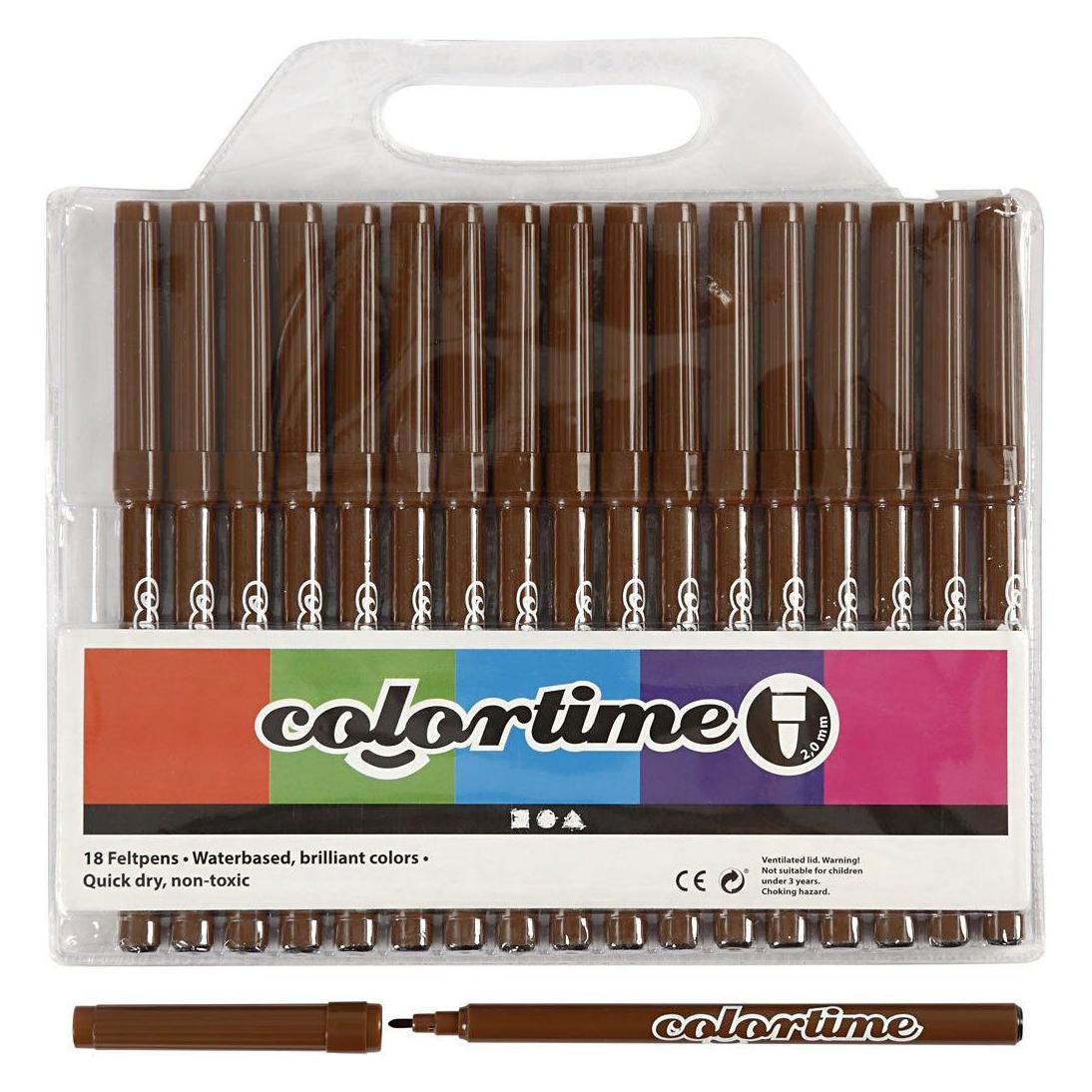 Creativ Company Bruine Stiften, 18st. (18x) (5707167891377)