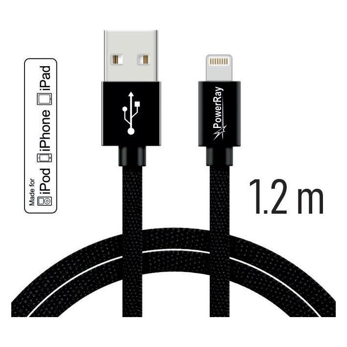PowerRay Data Cable (1.20 m, USB 3.2 Gen 1) (PR-DCUL120TBK)