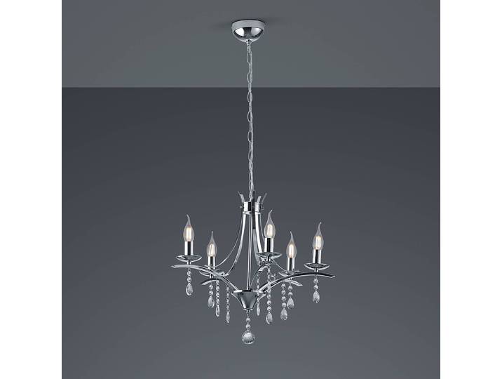 Lustre Lucerna I Ø 52cm Argenté Matériau : Métal Surface en métal : Chromé Type de métal : Aluminium E14