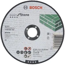 Bosch Trennscheibe gerade Expert for Stone C 24 R BF 150 mm 22,23 mm 2,5 mm - 2608600383