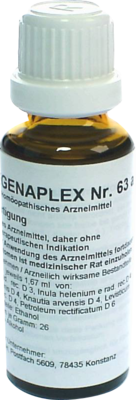 REGENAPLEX GmbH REGENAPLEX Nr.63 a Tropfen zum Einnehmen 30 ml 06871902