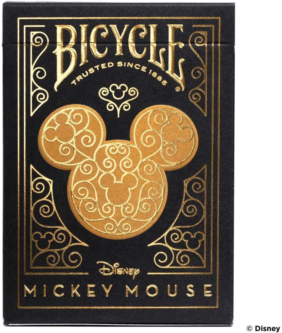 Bicycle: Disney Black and Gold Mickey (Playing Cards) - Carta Mundi - Black and Gold