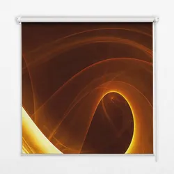 INNENROLLO - Fensterrollo - Rollo - 100x100 cm - Orange Abstraktion