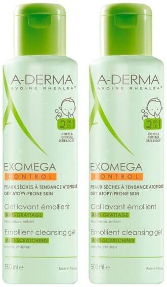 A Derma A-Derma Exomega Control Gel Corpo e Cabelo Duo