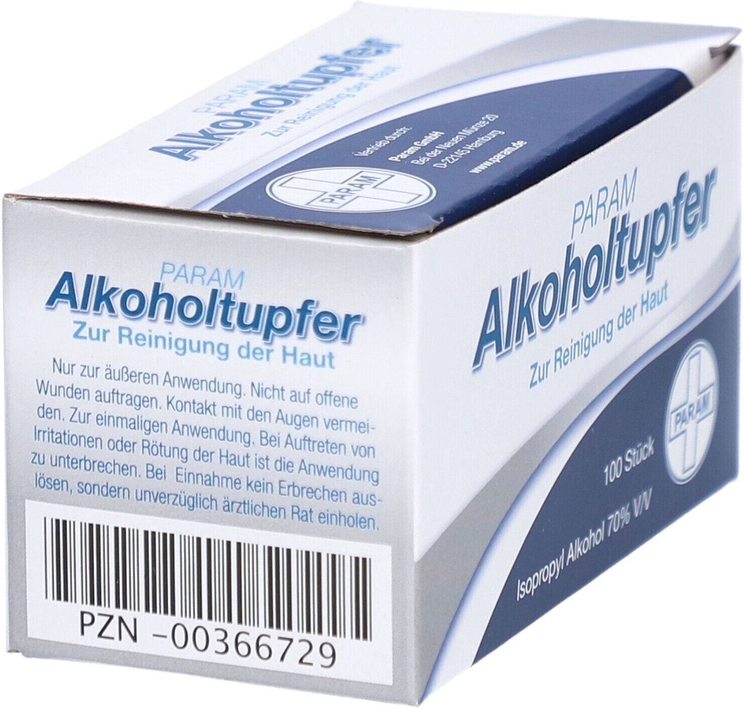 Param Alkoholtupfer Tupfer 100 St 100 St Tupfer