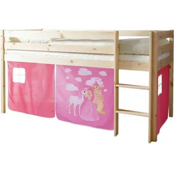 Spielbett Holz Malte ca. 90x200 cm Rosa