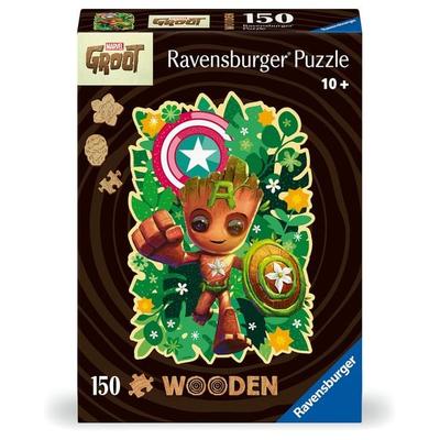 Wooden Puzzle 150 Teile - Marvel Groot