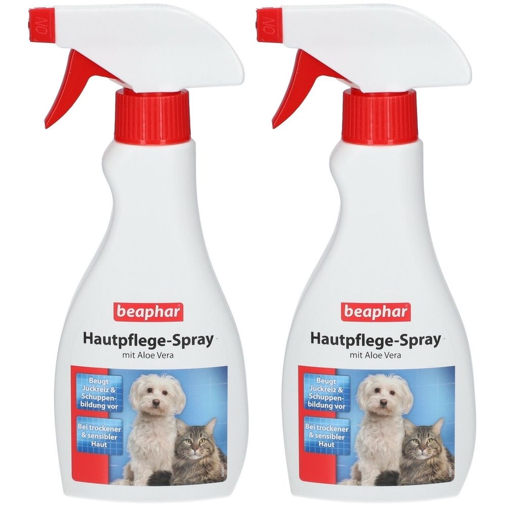 Beaphar Hautpflege-Spray f.Hunde/Katzen 2x 2x0,25 l Spray