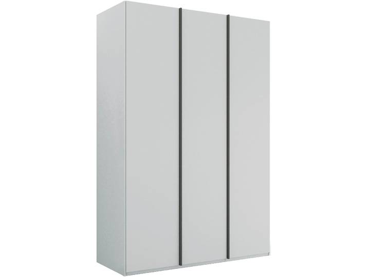 Drehtürenschrank RAUCH Kleiderschrank Schrank Garderobe Wäscheschrank SKAT MERIDIAN , grau (seidengrau), B:151cm H:223cm T:63cm, Holzwerkstoff, Schränke, Drehtürenschrank, mit Schubladeneinsatz, Wäscheeinteilung, Innenspiegel MADE IN GERMANY