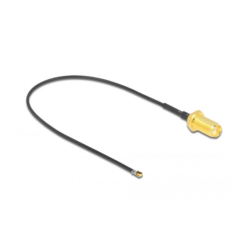 0.20m DELOCK Antennenkabel SMA Buchse zu MHF Stecker