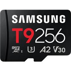 Samsung T9 microSDXC-Karte Retail 256 GB UHS-I U3, A2 Application Performance Class, Class 10, v30 Video Speed Class inkl. USB-Kartenleser MB-MH256TB/WW