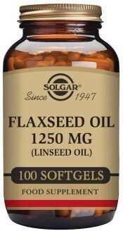 Solgar Linseed Oil 1,250 mg 100 Pearls