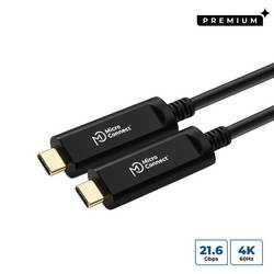 MicroConnect USB-C®-Displaykabel 10 m Schwarz USB3.1CC10OP
