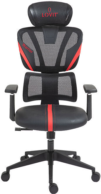 CADEIRA GAMING LOVIT WARRIOR BLACK/RED