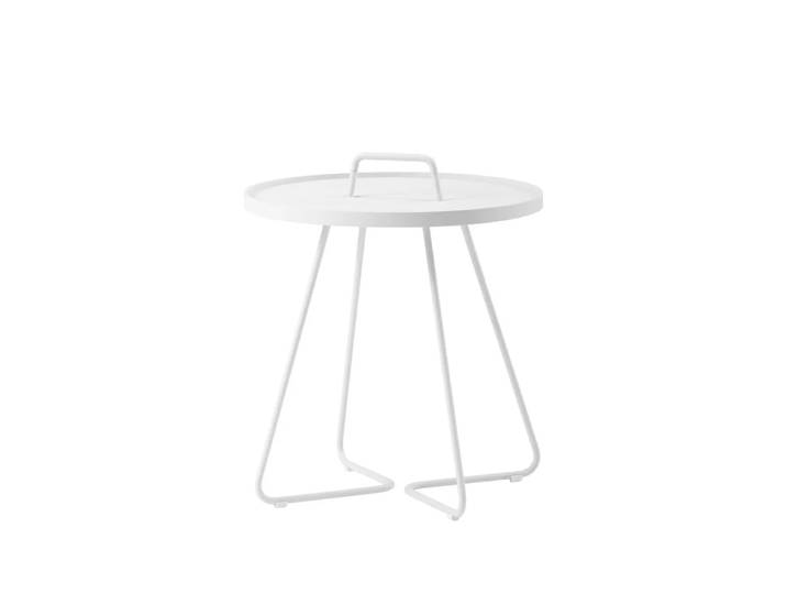 Cane-line On the move Tisch Ø44 cm White