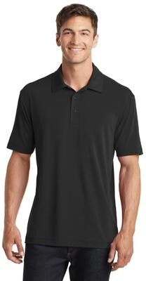 Port Authority K568 Cotton Touch Performance Polo Shirt in Black size 3XL   Polyester/Spandex Blend