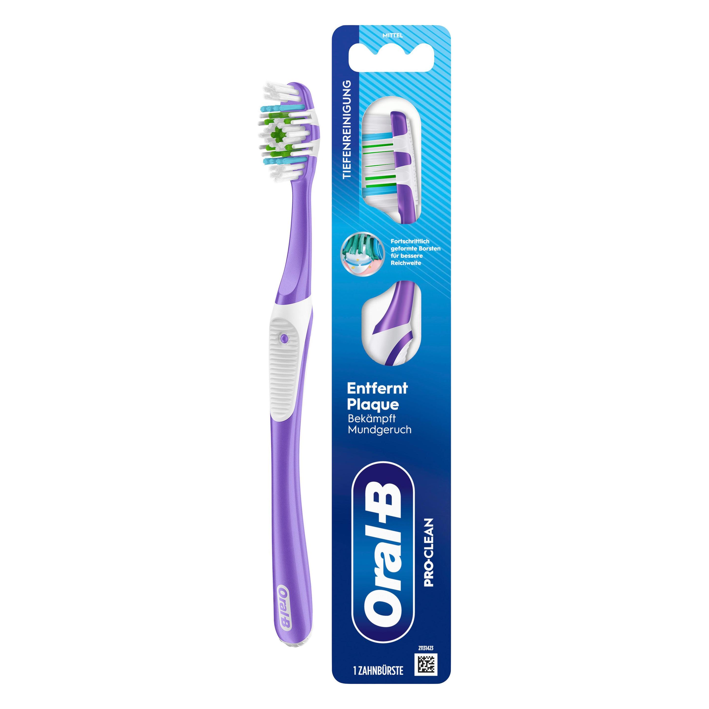 Oral-B Pro-Clean 40 Medium 1ct Handzahnbürste (Mittel, 1x) (446273)
