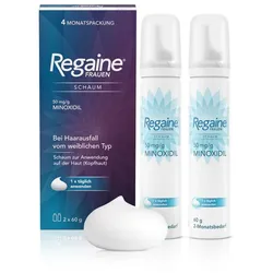 Regaine Frauen Schaum mit Minoxidil 2X60 g